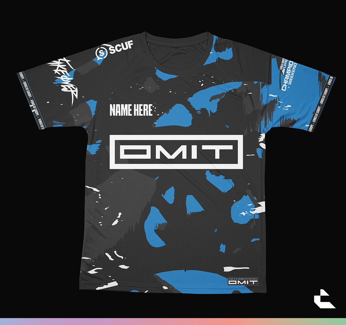 '24 OMiT EU Champs Jersey - Black