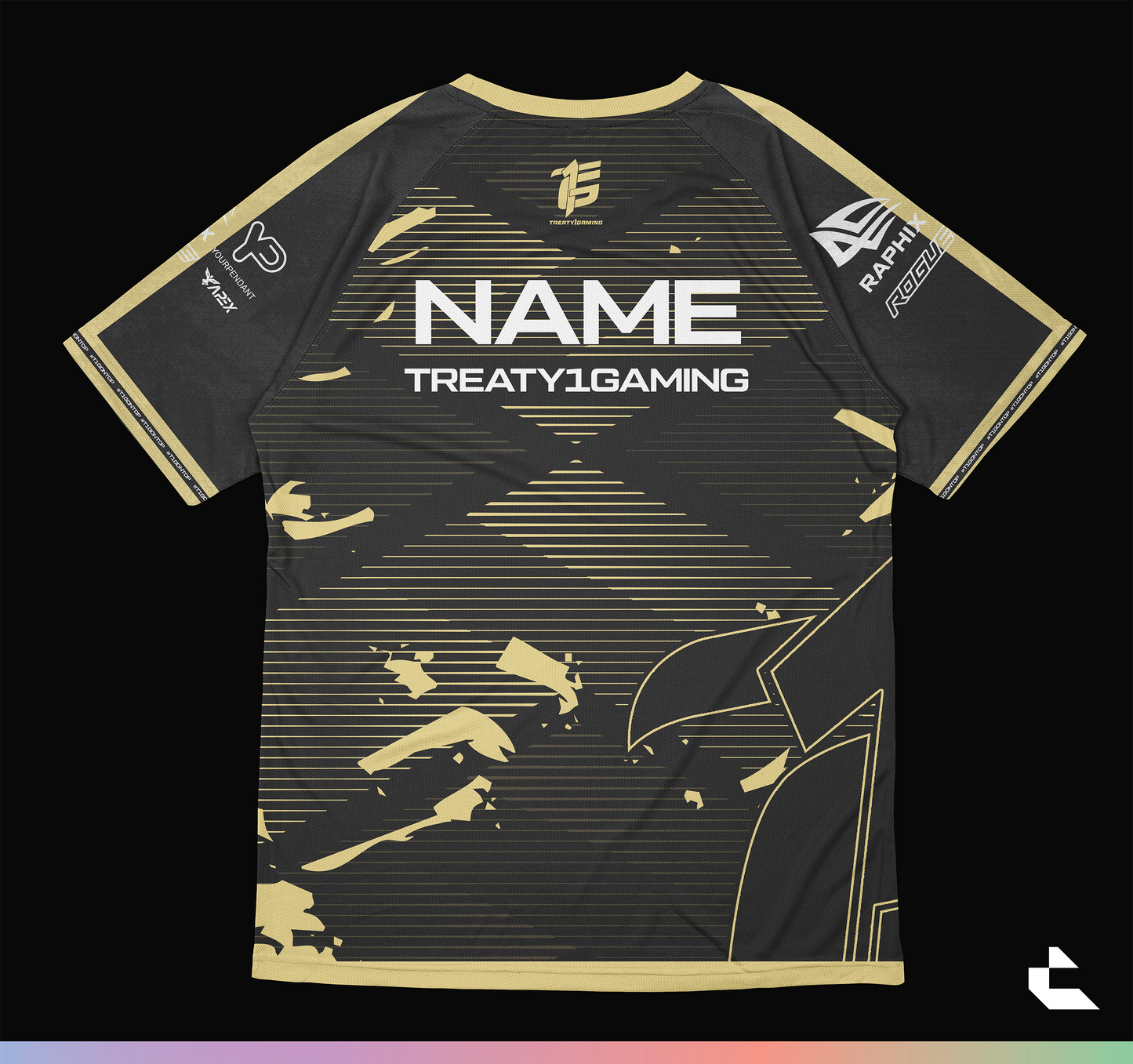 2025 Treaty 1 Gaming Jersey - Black